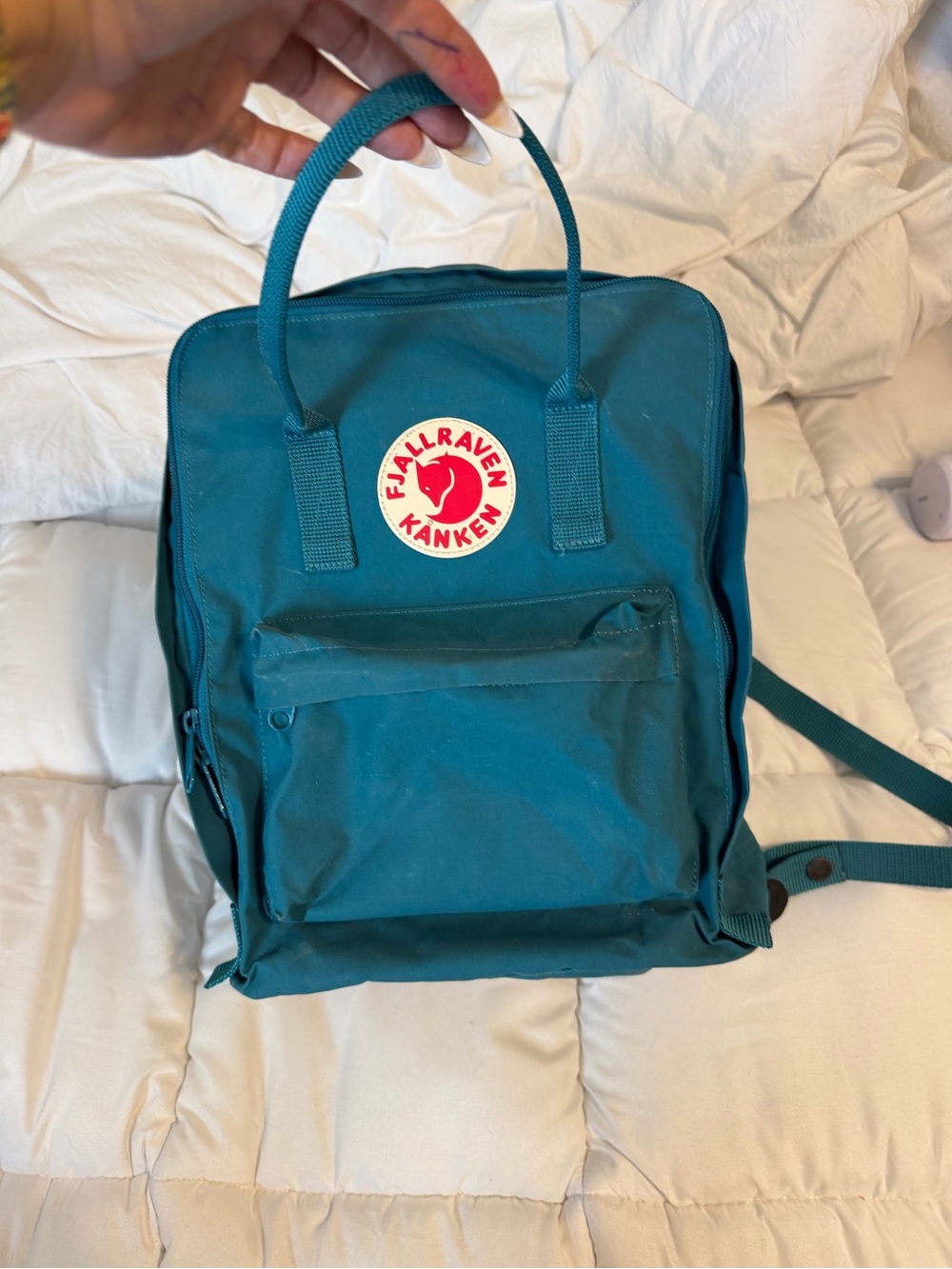 Fjallraven Kånken Backpack in Teal Blue - Picture 11 of 11
